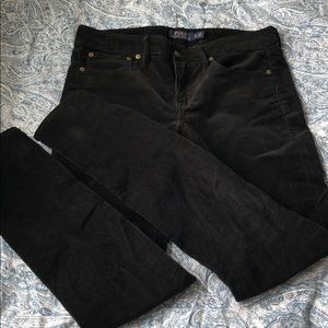Ralph Lauren black corduroys